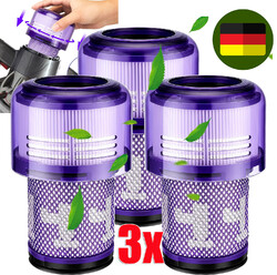 3 x Hepa-Filter für Dyson V12 Detect Slim Absolute Kabelloser Staubsauger Ersatz