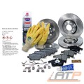 BREMSSCHEIBEN +BREMSBELÄGE VORNE + HINTEN FÜR OPEL ASTRA H MERIVA A ZAFIRA B