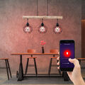 Smart Home LED Hänge Leuchte Alexa Google Pendel RGB Retro Decken Lampe dimmbar