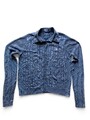 Polo Ralph Lauren Strickjacke Damen M Blau Vintage Cable Knit 