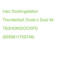 I-tec Dockingstation Thunderbolt 3/usb-c Dual 4k TB3HDMIDOCKPD (8595611705748)