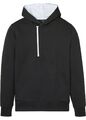 Kapuzen-Sweatshirt Gr. 44/46 (S) Schwarz Weiß Herren-Pullover Sweat-Shirt Neu*