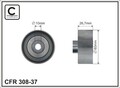 Umlenk-/Führungsrolle Keilrippenriemen CAFFARO 308-37 für CONNECT TOURNEO FORD