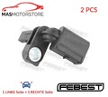 ABS SENSOR DREHZAHLFÜHLER PAAR FEBEST 23606-013 2PCS V FÜR VW TOUAREG