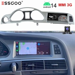 KAM Android13 4+64G Für Audi A6 4F C6 MMI 3G 2010 Carplay BT Navi WIFI Autoradio