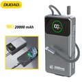 Powerbank 45W 20000mAh mit integriertem USB-C Kabel Ladegerät Dudao