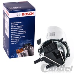 BOSCH KRAFTSTOFFFILTER LEITUNGSFILTER passend für NISSAN QASHQAI X-TRAIL