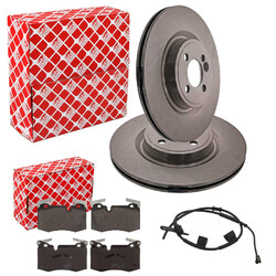 FEBI BREMSSCHEIBEN 316mm + BELÄGE VORNE passend für MINI R55 R56 R57 R58 R59