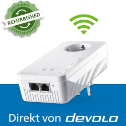 devolo Magic 2 WiFi next Powerline 2400 Mbps Mesh WLAN Verstärker 1x AdapterOffiziell von devolo | Zertifiziert generalüberholt