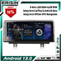 10.25" Android 13 4G+64GB Autoradio GPS Navi für BMW 3er F30 F31 F34 4er F32 F33