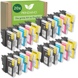 Patronen für Brother LC-1100 DCP-185C DCP-383C DCP-385C DCP-387C DCP-395CN