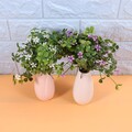  2 Count Pflanzen Artificial Mini-Kunstpflanzen Falsche Kleine Künstliche