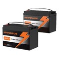 2x lifepo4 100ah Lithium Batterie 12v 200ah solarbatterie bms akku 24V Batterie