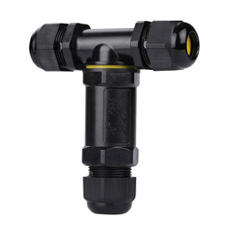 Kabelmuffe Abzweigdose Kabelverbinder T-Muffe IP68 Wasserdicht Erdkabel 2x3 Pin