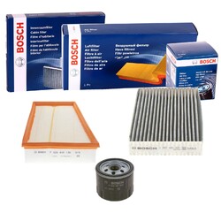 BOSCH POLLEN- LUFT- ÖL-FILTER PAKET passend für Renault Megane 3