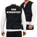 Weste mit vielen Taschen WUNSCHTEXT Wunschname Motorrad Biker Werkstatt Geschenk