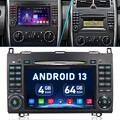 Android 14 Autoradio DVD BT Mercedes A/B Klasse W169 W245 Sprinter Viano Crafter