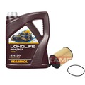 KAMOKA Ölfilter MANNOL Longlife 5W-30 5L für VW Tiguan 2.0 TDI 4motion