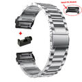 Für Garmin Fenix E 8 7 7X 6 6X Pro 5 5X Plus 3 HR Quick Fit Titan Metall Armband