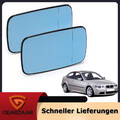 2x Spiegelglas Links Rechts Für BMW 3er E46 5er E39 GLAS Spiegel Heizung Touring