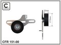 Riemenspanner Keilrippenriemen CAFFARO 151-00 für CLIO KANGOO THALIA RENAULT 1 2