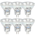 6 x LED Leuchtmittel Glas Reflektor MR11 2W = 20W GU4 150lm warmweiß 3000K