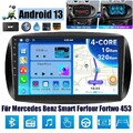 Für Mercedes Benz Smart Fortwo Forfour 453 Carplay Autoradio GPS NAVI DAB+ KAM