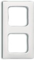 Busch-Jaeger 2512-214K-102 Abdeckrahmen, Reflex Si Linear, 2-fach Rahmen, alpinw