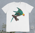 T-Shirt grün Rosella - Papagei T-Shirt - Vögel T-Shirt - %100 Premium Baumwolle