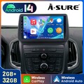 Android14 Autoradio Für Opel Zafira Tourer C 2011-2016 Carplay GPS NAVI WIFI SWC