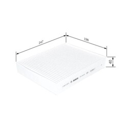 BOSCH FILTER INNENRAUMFILTER PARTIKELFILTER 1987435003 M5003 FÜR ALPINA BMW