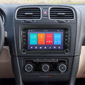 7" Autoradio Android 13 GPS Navi 2 DIN für VW GOLF 5 6 Passat Touran Tiguan EOS