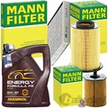 MANN INSPEKTIONSPAKET+MANNOL 5W-30 MOTORÖL passend für FORD FOCUS 2 DA 1.6 TDCI