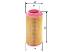 BOSCH Luftfilter 1 457 433 558 für