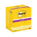 Post-it Super Sticky Notes, Packung mit 12 Blöcken, 90 Blatt pro Block, 76mm x 1