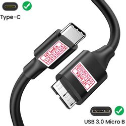 USB C auf Micro-B Datenkabel Kabel für Externe Festplatte WD My Cloud DL2100