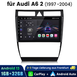 9 "Android carplay 1+32G Autoradio Für Audi A6 S6 RS6 GPS Navi USB DAB+ wifi SWC