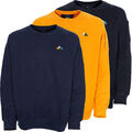 Kitaro Sweatshirt Pulli Rundhals Herren Baumwolle Plusgröße