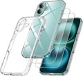 Handy Hülle + 2 x 9H Glas für Apple iPhone Air 17 16 16e 15 14 13 12 11 Pro Max
