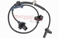 METZGER Sensor, Raddrehzahl Vorderachse links für HONDA