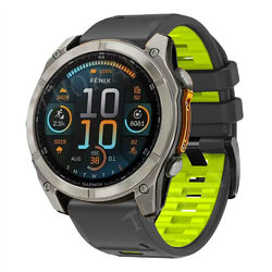 Für Garmin Fenix E 8 7 7X 6 6X Epix Pro 5 5X Plus 3 HR Silikon Armband Quick Fit