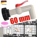 IBC Tank Adapter Zubehör Container Auslaufhahn Wassertank Kugelauslaufhahn HOT