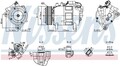 Nissens 891148 Kompressor, Klimaanlage für BMW MINI Klimaanlage