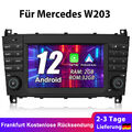 Carplay Für Mercedes-Benz C/CLK/CLC Klasse W203 W209 Autoradio Android12 GPS Nav