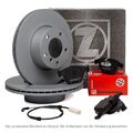 ZIMMERMANN Bremsscheiben Ø 325mm + Beläge + Wako für BMW 3er E46 330i 330d vorne