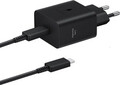 Samsung Schnellladegerät 45W Power mit 5A Kabel EP-T4511, Schwarz
