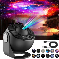 12 in 1 LED Galaxy Projektor Sternenhimmel Lampe Nebula Starry Erde Nachtlichter
