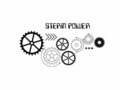 Steam Power Gear Kunst mechanischer Wandaufkleber Wohnkultur Aufkleber UK 269