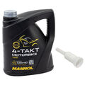 10W40 MANNOL Motoröl 4-Takt API SL 4 Liter mit Ausgießer für Aprilia Kymco MBK