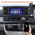 64G Android14 CarPlay Autoradio Für VW T6 Transporter Multivan 2016-2021 DAB KAM